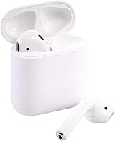 Vista 1 de Apple MMEF2AM/A AirPods - Audífonos inalámbricos con Bluetooth para iPhone con iOS 10 o posterior, color blanco - (Renovados)