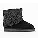 MUK LUKS Women's Laurel Fashion Boot, Black Heather, 9