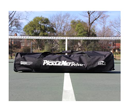 Oncourt Offcourt PickleNet Deluxe TAPND 22\'x 34\" Oval Tubing Locking Wheels Pickleball Net System - Thumbnail 5
