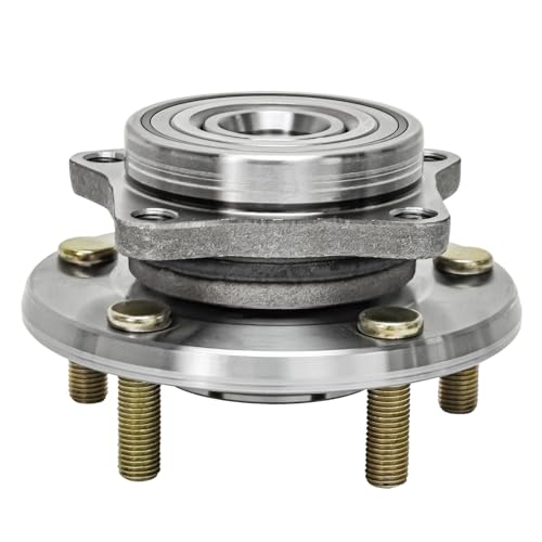 Image of Detroit Axle - Pair Front Wheel Bearing Hubs for Chrysler Sebring Dodge Avenger Stratus Mitsubishi Galant Eclipse Eagle Talon 2 Wheel Hub Bearings Assembly Replacement