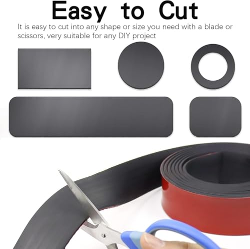 Gummistreifen Selbstklebend - Neopren Gummimatte Gummiplatte, Vollgummi Gummiprofil, für Dichtungen, Bodenbeläge Schutz, Vibrationsschutz, Abdeckung, Puffern, DIY (50mm(B) x1.5mm(D) x3.2m(L))