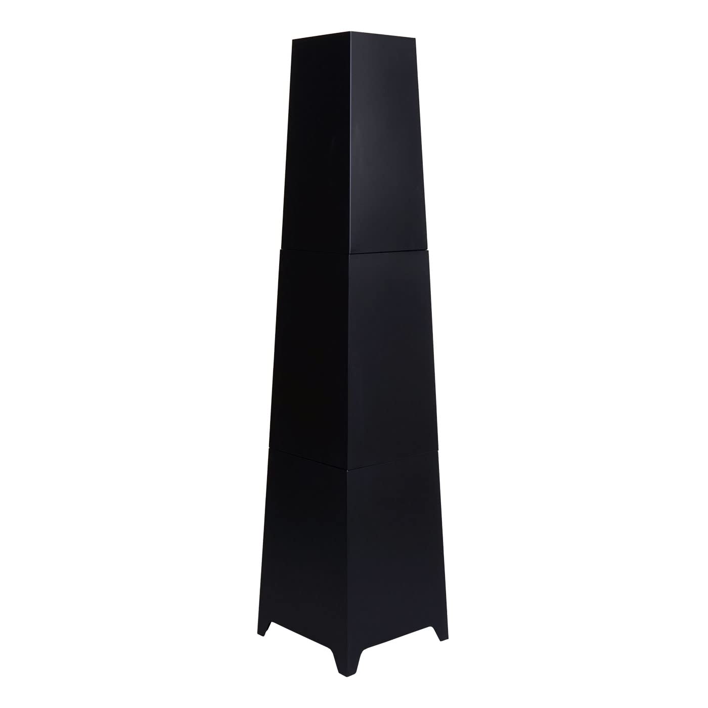 Gartenofen HWC-K89, Gartenkamin Terrassenkamin Terrassenofen, Schürhaken Feuerstelle 150x35x34cm, schwarz