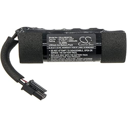 Cameron Sino Battery for Logitech UE Boom 2, UE Boom 2 Ultimate PN:Logitech 00798-601-8207 3400mAh