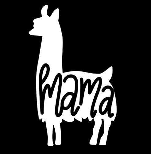 HiAnifri Liphontcta Mama Llama MKR Decal Vinyl Sticker |Cars Trucks Vans Walls Laptop|White|5.5 x 3.5 in|MKR1080