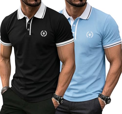 Image of JVX Men Polo T Shirt || Polo T Shirt for Men || Reguler Fit Tshirt for Man || Coller T-Shirt (Available in Plus Size, Also Available in Combo Packs) (MRT-222)