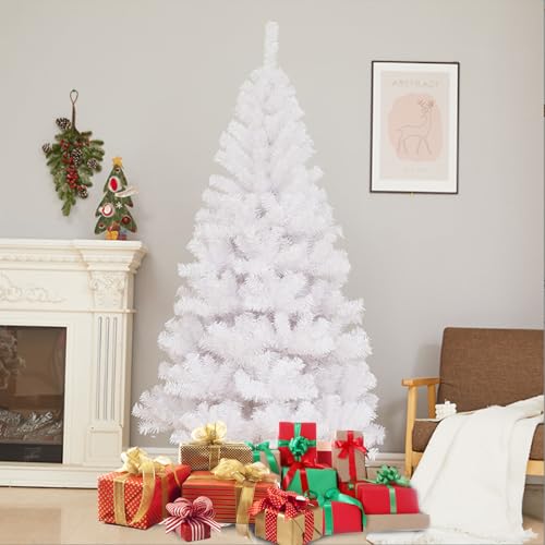 Plko5ftartificialholidaychristmastreeartificialchristmastreexmaspinetreewithstandandsoftwhitebranchforholidayindooroutdoor450tipswhite Urban Country Home Decor Plko 5ft artificial holiday christmas treeartificial christmas tree xmas pine tree with stand and soft white branch for holiday indoor outdoor450tipswhite urban country home decor