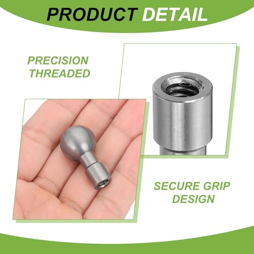 Adaptador de bola de 1.7 cm PATIKIL con cabeza de perno angular inoxidable 3