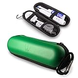 Wilken Electric Toothbrush Case | Universal Travel Case | Compatible with Oral B Pro, Phillips Sonicare and More (Green)