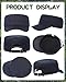 8 Pcs Military Style Caps for Men Cadet Army Adjustable Unisex Washed Cotton Cadet Hat for Women (Classic Style)