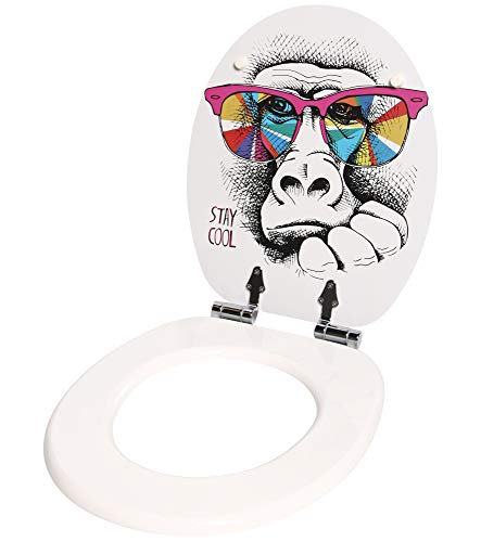 Sanilo Soft Close Toilet Seat, Wide Choice of New Toilet Seats, Stable Hinges, Easy to Mount (Stay Cool), 470mm x 377mm - Image 4