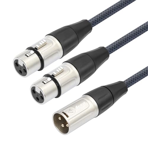 Câbles XLR Y symétriques Devianl pour doubler le signal audio sans interférence