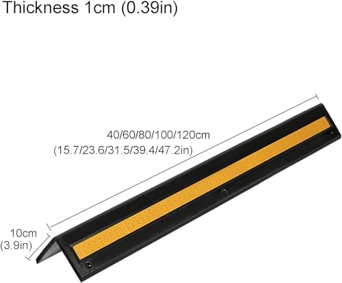 Sécuriser les angles de murs avec la protection de montants de porte de garage 80 cm