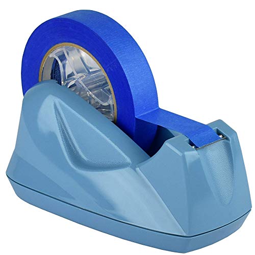 Dévidoir de ruban adhésif de bureau bleu clair grand rouleau plastique