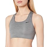 Nike Women's Medium Support Non Padded Sports Bra, Smoke Grey/Pure/(Black), Medium