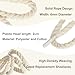 Olukssck 2 PairsThick Rope Shoe Laces for Sneakers, Round Chunky Shoelaces for Men Women Shoes, White, 47inch(120cm)