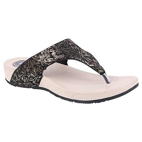 Image of URJO Women's Slippers /FlipFlops Lightweight Super Flexible Arch Support Durable Anti Skid & Stylish Dailywear Slippers /FlipFlops for Women