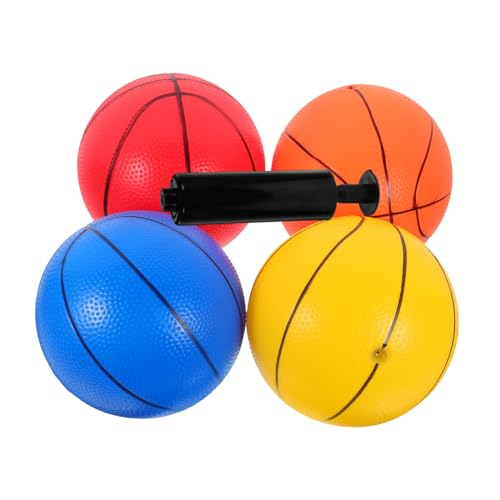 ERINGOGO Hinchables Mini Baloncesto PVC con Inflador Saltarinas Divertidas para Juguete Rebotador para Patio y Infantil
