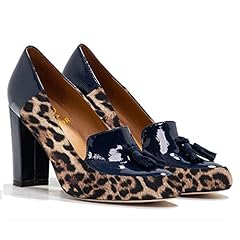 Navy Blue Leopard