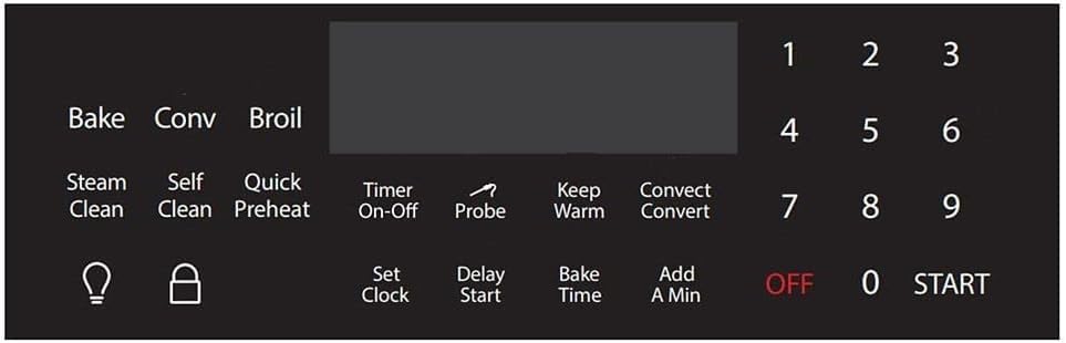316419841 Compatible with ranges and ovens Touch Control Panel Range Membrane Switch Touchpad for