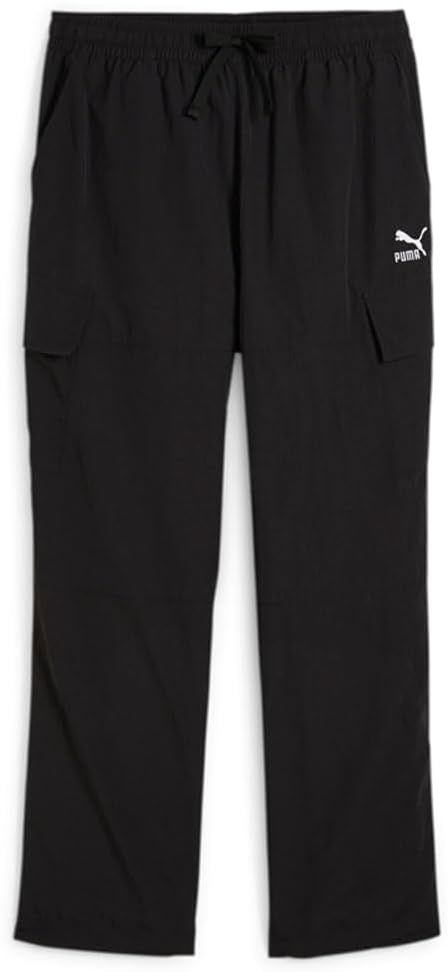 PUMA Mens Classics Cargo Pants Casual - Black