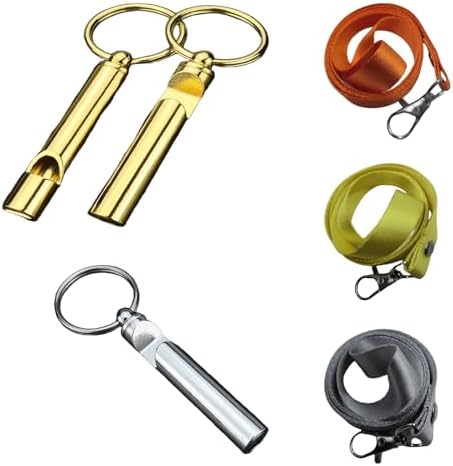 3-Pack Gentle 85dB Dog Whistles, Pea-Free for Indoor & Park Train...