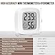 HITSZS Thermometer Hygrometer innen Luftfeuchtigkeitsmesser Mini LCD Digital Raumthermometer für Babyzimmer Wohnzimmer Büro Gewächshaus,4 Stück