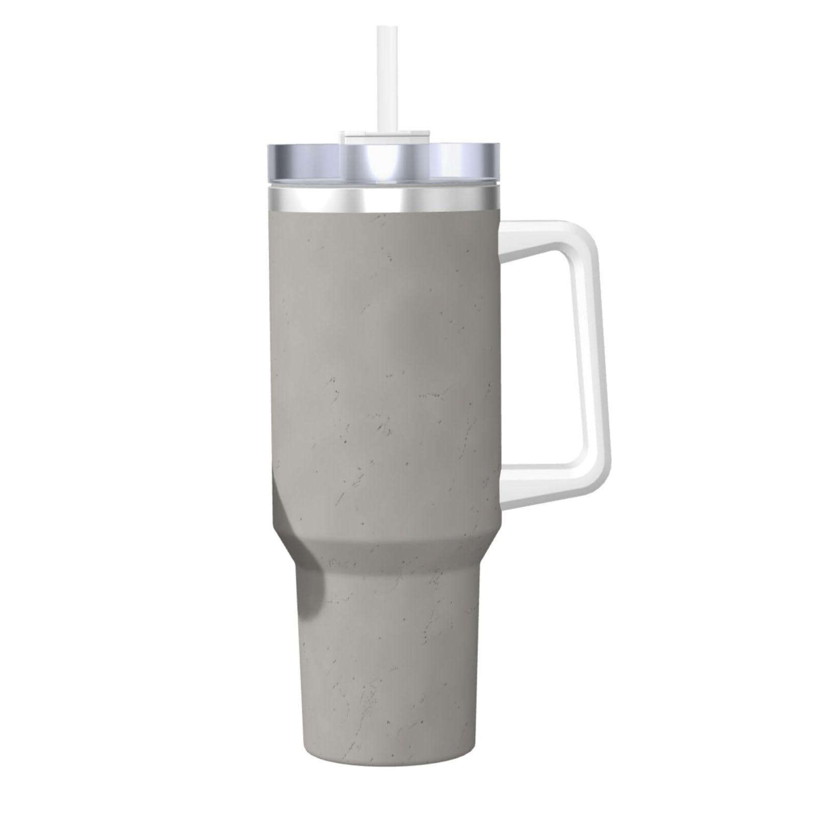 Vaso aislado de 40 oz con pajilla que mantiene tus bebidas frías en el trabajo