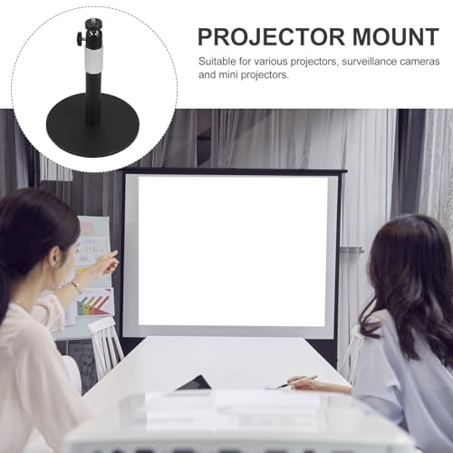 Soporte para proyector de altura ajustable con base estable de metal 3