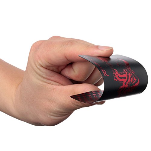 hopewey Playing Cards Spielkarten für Texas Holdem Poker Schwarze Wasserdichtes Pokerkarten Plastik Spielkarten aus PVC Profi Premium RED – Bild 7