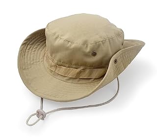 EONPOW Sombrero Pescador Hombre UPF50+ – Gorra De Malla Transpirable Con Cordón Ajustable Para Senderismo, Playa Y Jardinería (56-61 Cm)