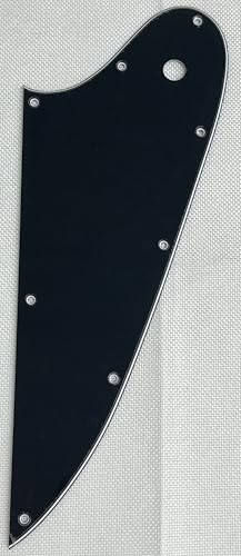 Para Fit Gibson Firebird Style   Golpeador de guitarra (3 capas negro)