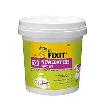 Dr. Fixit 623 Newcoat Ezee Waterproof Coating For Roofs - 1 L