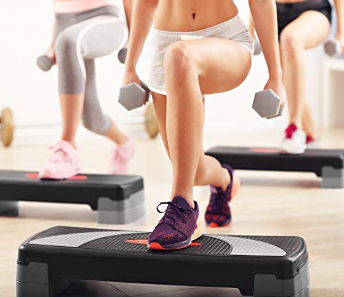 POWRX-Steppbrett-XL-Premium-extra-gross-inkl-Workout-I-Hometrainer-3-Stufen-hoehenverstellbar-I-Home-Stepper-fuer-zuhause-Stepbench-Gym-Aerobic-Steppbank-aerobic-brett - sparfuchs24.io – Top Angebote, Tests & Preisvergleiche