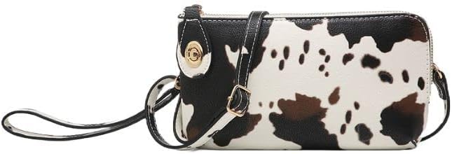 JEN & CO. Kendall Crossbody Bag for Women - Vegan Leather Wristlet Purse, Small Purses for Party, Clutch Bags