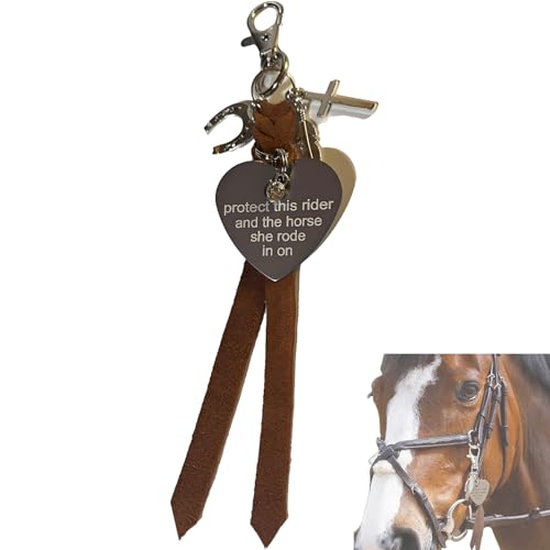 Protect This Rider And The Horse She/He Rode In On-Saddle Charm, Saddle Heart Charm Equestrian Riding Gift Horse Lovers Jewelry Gift