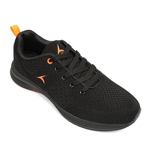 Image of TRACER Men's Running Shoes Stylish & Comfortable EVA with Rubber Sole, Lightweight Knitted Upper, Breathable Design, Secure Fit for Running, Training & Walking, Size 6 to 11UK