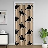 Multi - usage: rideau de porte pour la porte, adapté pour la cuisine, chambre à coucher, buanderie, placard, fenêtre, enfant garçon fille bambin femme jeune homme chambre adulte, salon, interieur exterieur d'entrée, salle à manger, dortoir... Décorez vos chambres et fenêtres et protégez votre vie privée. Protégez les sols et les meubles du soleil intense en toutes saisons.