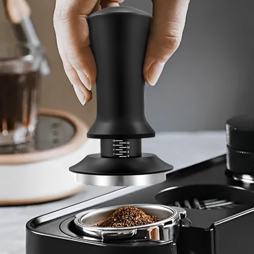 Tasseur à café manuel 53 mm de haute précision avec base plate
