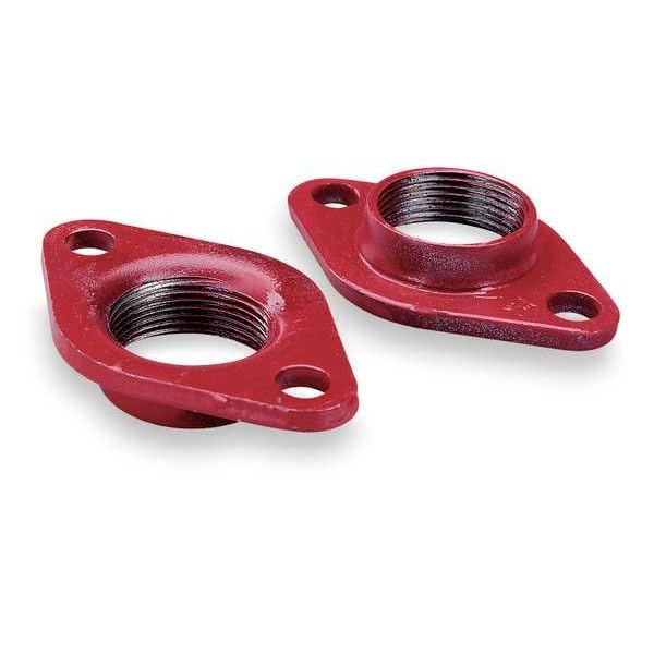 Cast Iron Flange,3/4 in,Pk2