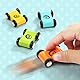 TOP BRIGHT 12er Pack Fahrzeuge Set, Holz Autos Geschenkset, Spielzeugautos für Kinder