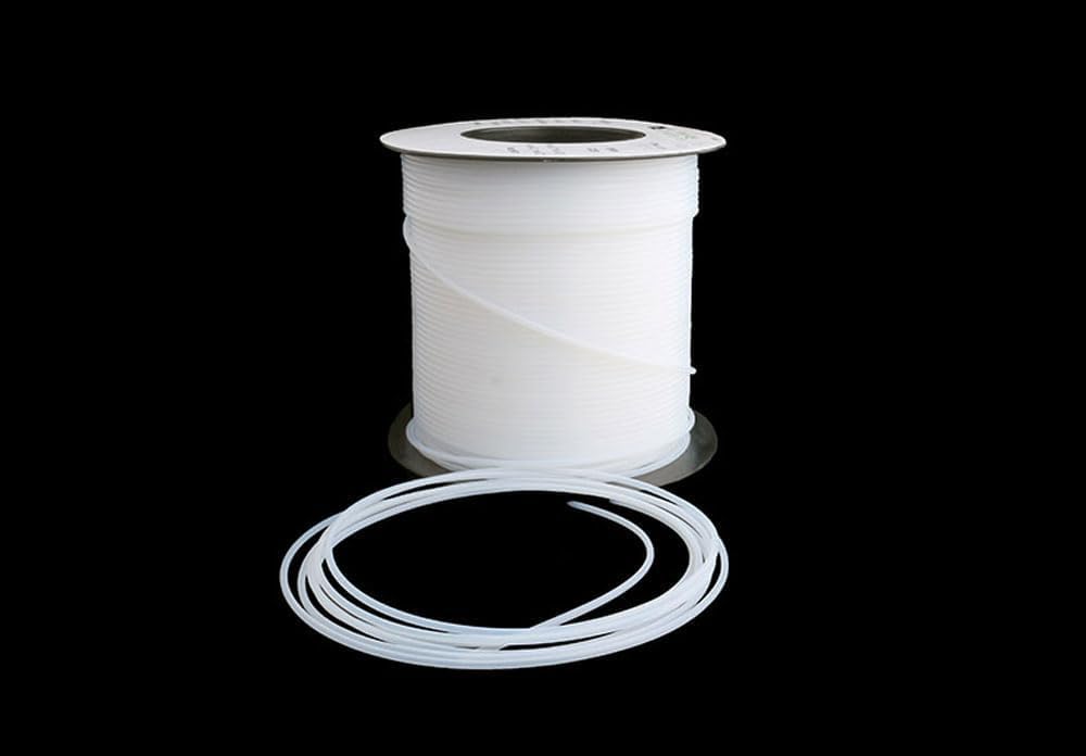 Ziaqewgep One Color 33Ft Ptfe Peft Tube, 0.6 * 3Mm - Durable Connector Tubing For Printing, Lab, And Industrial Use