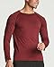 Real Essentials 4 Pack: Men's Compression Long-Sleeve T-Shirt Athletic Cold Weather Baselayer (Available in Big & Tall)- Set 5, Medium