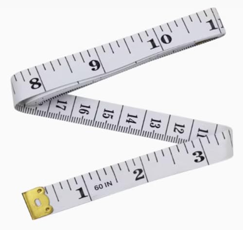 Pack de 5 cintas métricas flexibles 150 cm doble escala miniatura 2