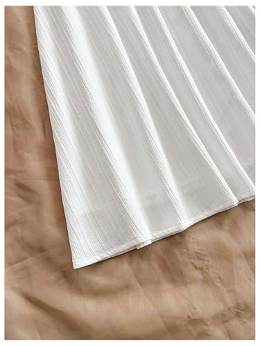 MakeMeChic Women's V Neck Cami Dress Cut Out Sleeveless Shirred Flare Summer Mini Dresses3