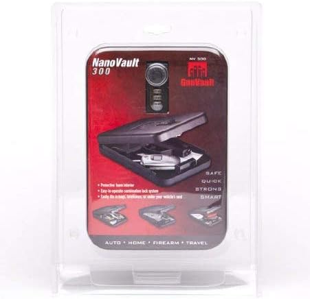 GunVault NV300 Fits Full Size 1911 Style Pistols Black
