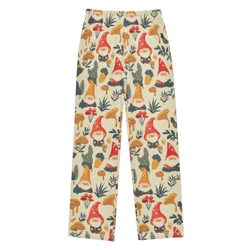 Autumn Gnomes and Mushrooms Boys Pants for Kids Jogger Pants with Pockets S