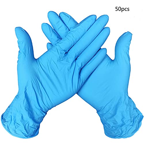 Swiftgood Gummi-Nitrilhandschuhe, 22,9 cm, Einweghandschuhe, Reinigung, Arbeitshandschuhe, 50/100 Stück – Bild 3