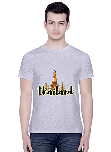 Image of CreativiT Graphic Printed T-Shirt for Unisex Thailand Tshirt | Casual Half Sleeve Round Neck T-Shirt | 100% Cotton | D00867-37