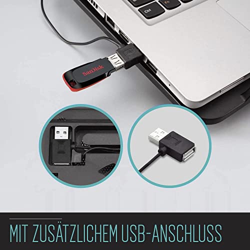 Lüfter für Laptops und Notebooks bis 16 Zoll - mit leisen Kühlungslüftern, zusätzlichem USB-Eingang, der die Lebensdauer des PCs erhält
