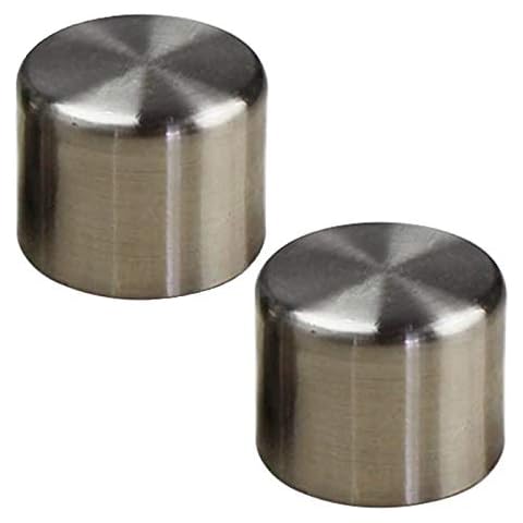 Jcassan Metal Curtain Rod Finials Cover